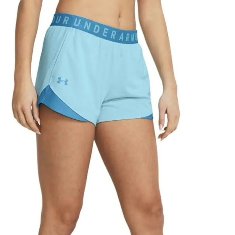 NEW Under Armour Play Up Twist 3.0 Shorts Blue/Blue Women’s Size XL NWT